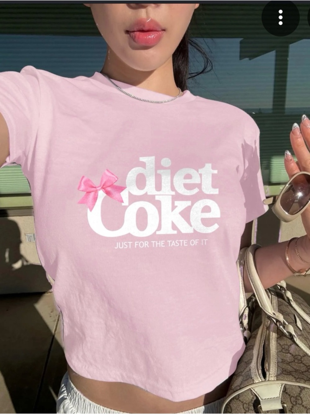 Pink Graphic tee-diet coke size XL